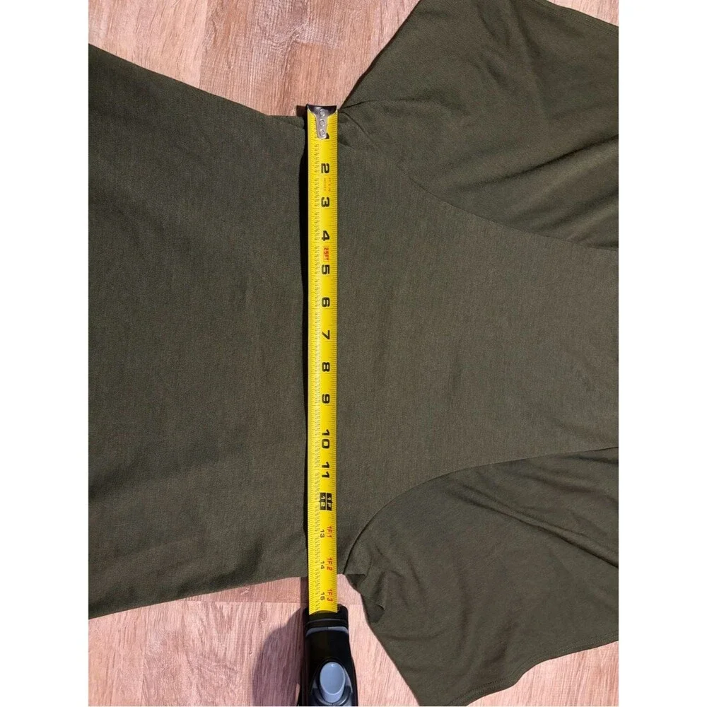 Y2K Olive Green Square Neck Leather Grommet Strap Party Club Dress